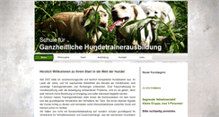 Desktop Screenshot of hundetrainerausbildung.com